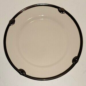 Certified International Embassy Ivory 14”Round Serving Plate Karidesign